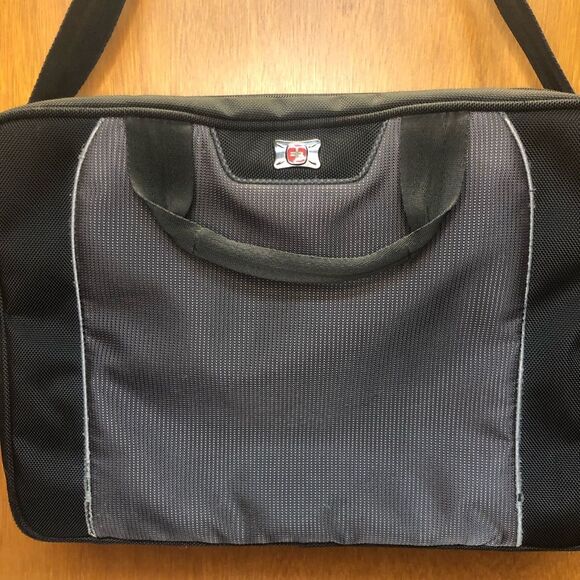 Wegner Swissgear Slim Case 16" Computer Laptop Sleeve Business Briefcase - Picture 10 of 12